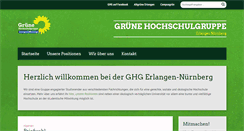 Desktop Screenshot of ghg-erlangen.de