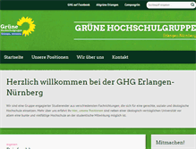 Tablet Screenshot of ghg-erlangen.de